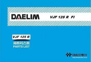 CATALOGO PEÇAS VJF 125 R FI